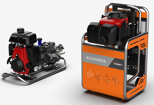 重型水泵高壓森林消防泵（第3代，電啟動+自吸+網(wǎng)絡(luò)傳輸+推車）