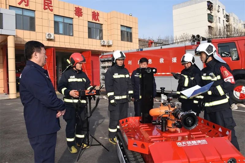 &ldquo;新戰友&rdquo;入列，使命必達， 北京凌天智能助力東營油田消防隊