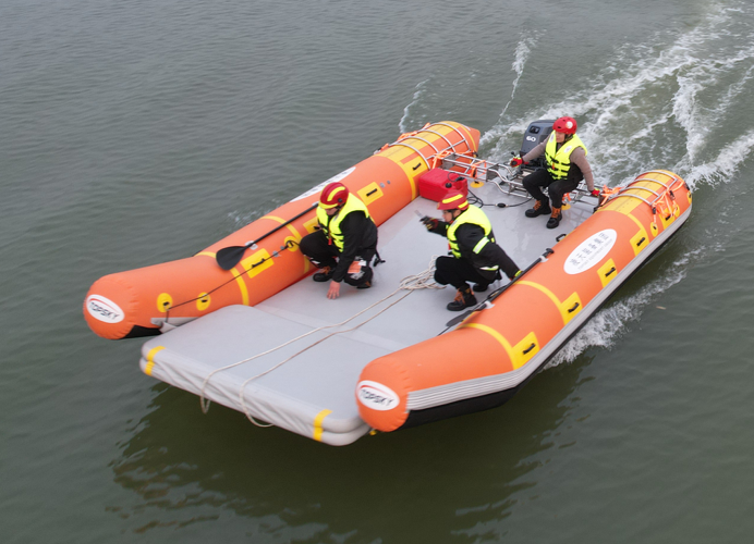 充氣救援運輸船 （第2代，輕型+裝配式+60馬力舷外機）