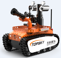 防爆消防滅火偵察機器人 （ 輕型，第10代）（360度云臺版本）