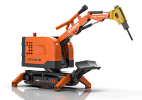 破拆機(jī)器人（音視頻傳輸、環(huán)境氣體探測+配備破碎錘、圓盤鋸、液壓剪、夾抓裝置等屬具，具有破拆、切割、剪切、抓取等功能）