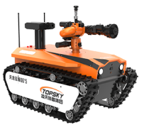 防爆消防滅火偵察機器人（D6中型，全功能款，雙向語音對講+語音控制+漏電探測+火焰識別+自主跟隨+半自住行走）