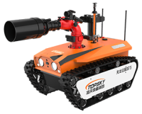 防爆消防滅火偵察機器人（D6重型，全功能款，雙向語音對講+語音控制+漏電探測+火焰識別+自主跟隨+半自住行走）